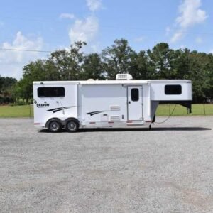 2014 Shadow 7208GLQ 2 Horse Trailer with 8′ Short Wall