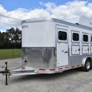 2018 Lakota 84HBPSL 4 Horse Trailer with 2′ Short Wall