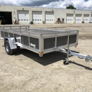 2022 Mission Trailers 6×12 Aluminum Open Utility w/Integrated Rear Ramp
