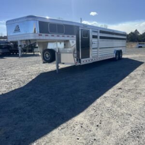 2025 Elite Trailers 8’x28′ Show Cattle Stock Combo Trailer
