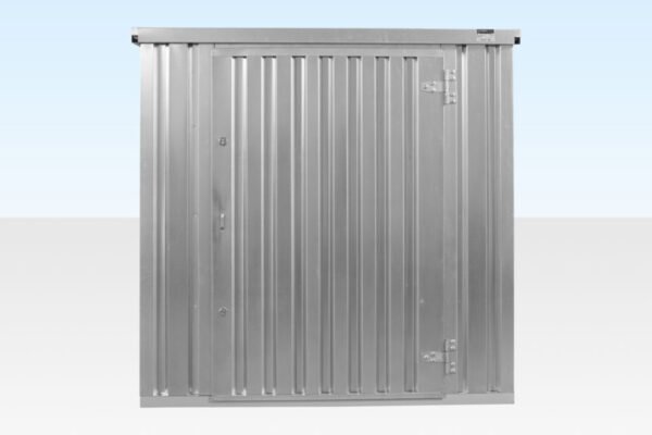 4M X 2.1M Flat Pack Container Store – Galvanised - Image 3